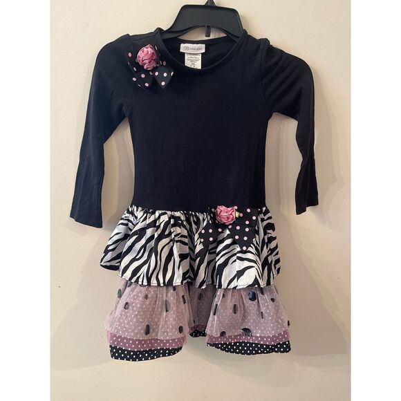 Chic Zebra‎ Print Tutu Dress - Picture 1 of 4